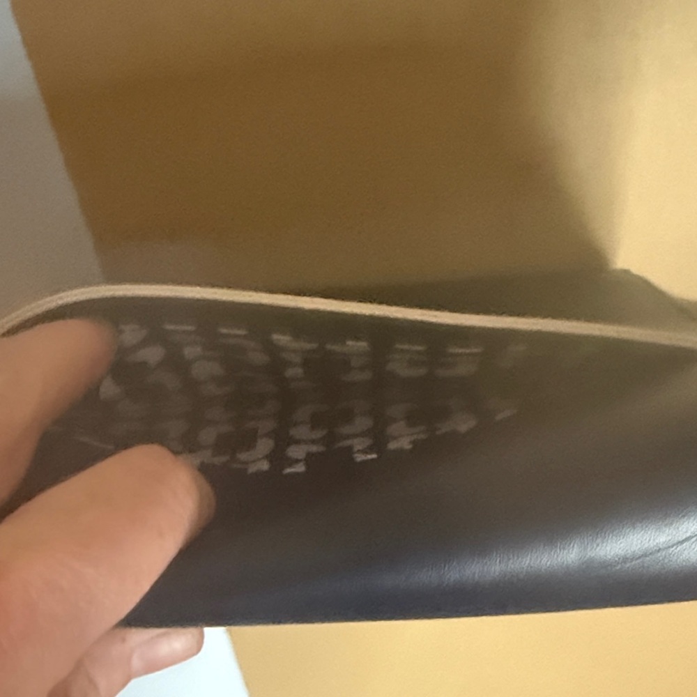 Vera Bradley Leather Navy Crossbody Bag - Picture 4 of 7